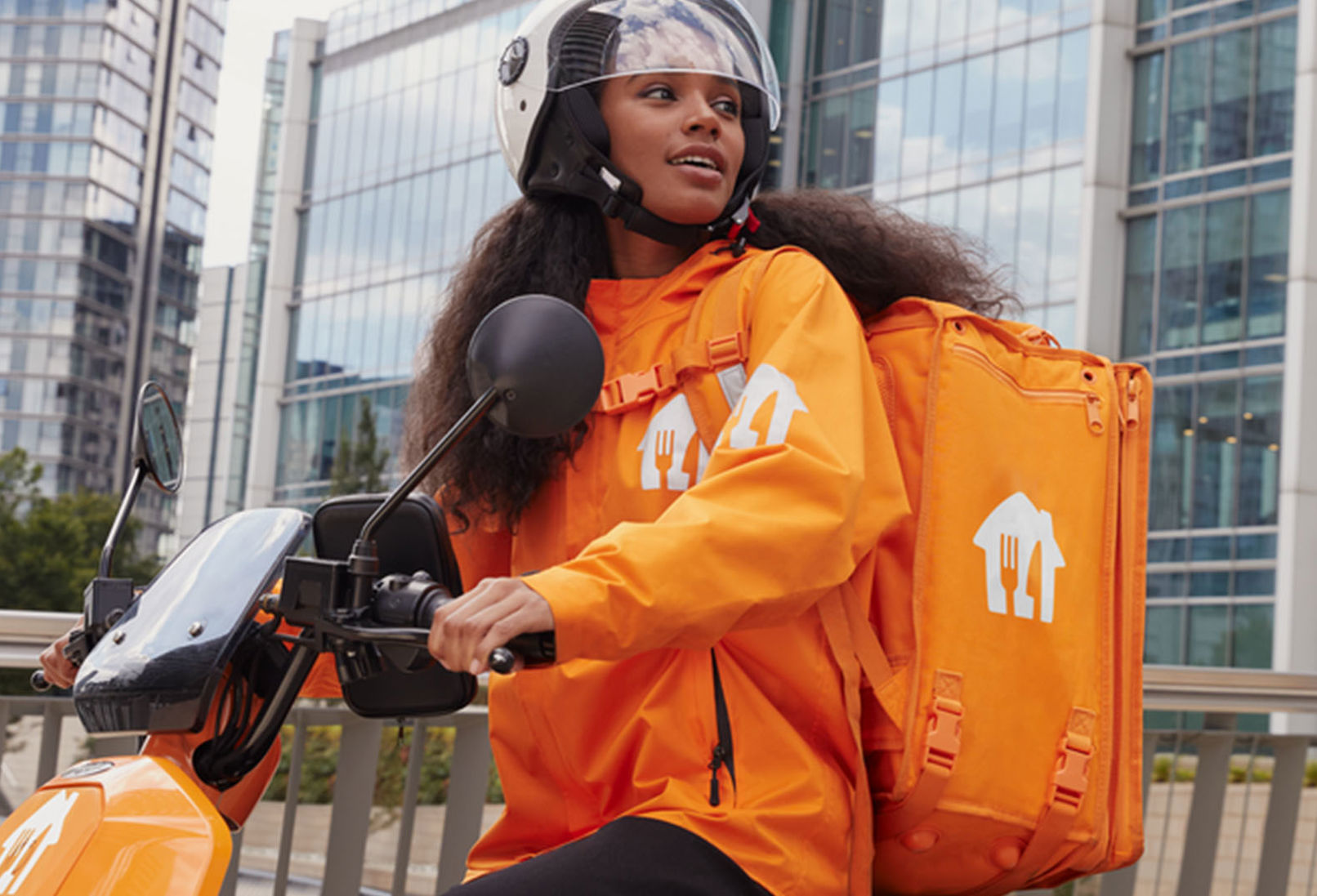 cykelbud ved just eat